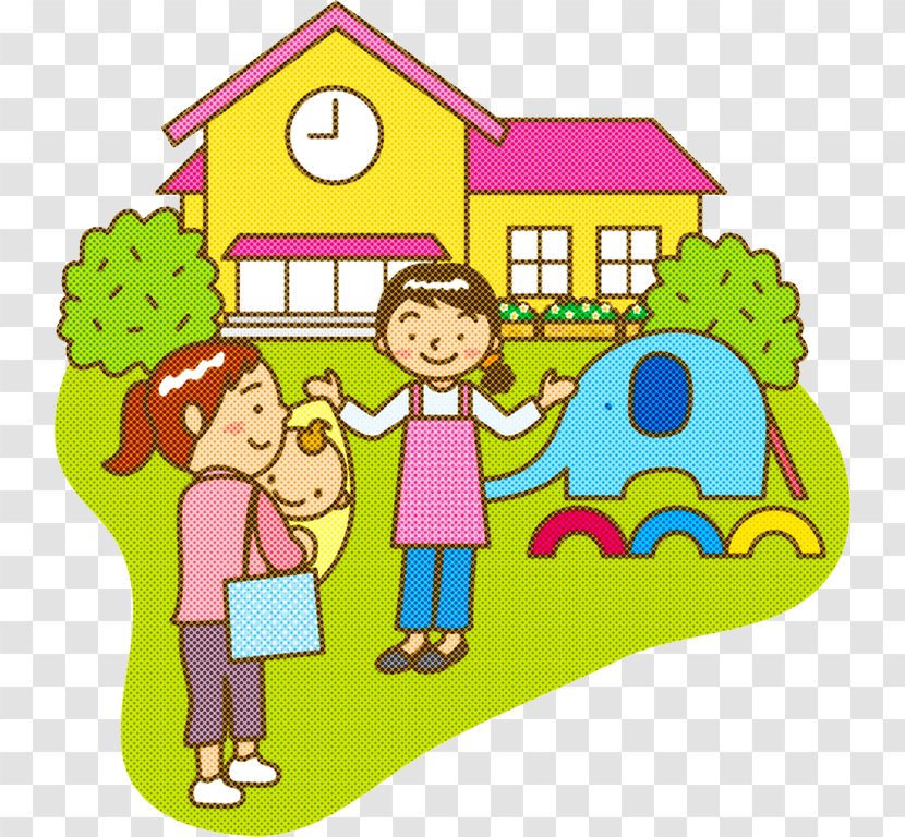 Clip Art Sharing Play Child House - Playing With Kids Transparent PNG