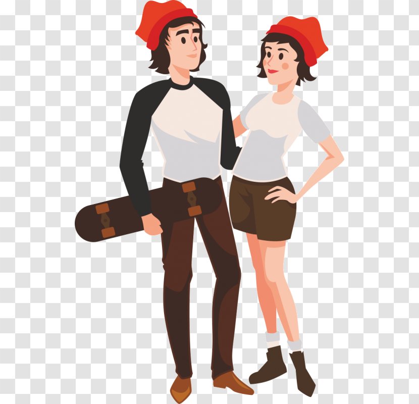 Couple - Drawing - Headgear Transparent PNG