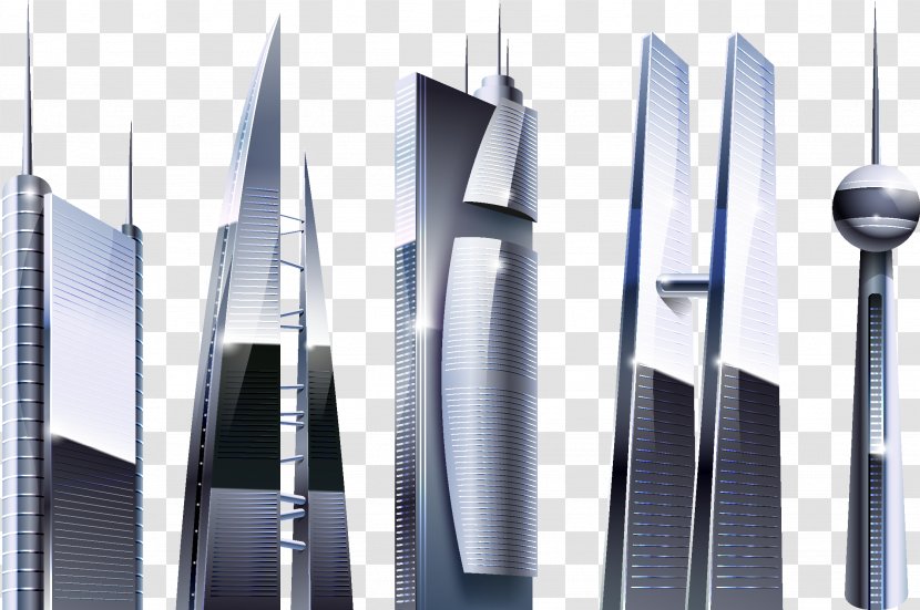 Business High-rise Building Commercial - Logo - Landmarks Transparent PNG