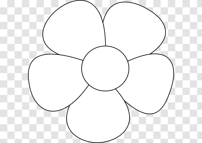Circle Symmetry Black And White Angle Pattern Monochrome Photography Simple Flower Cliparts Transparent Png,Mediterranean House Designs