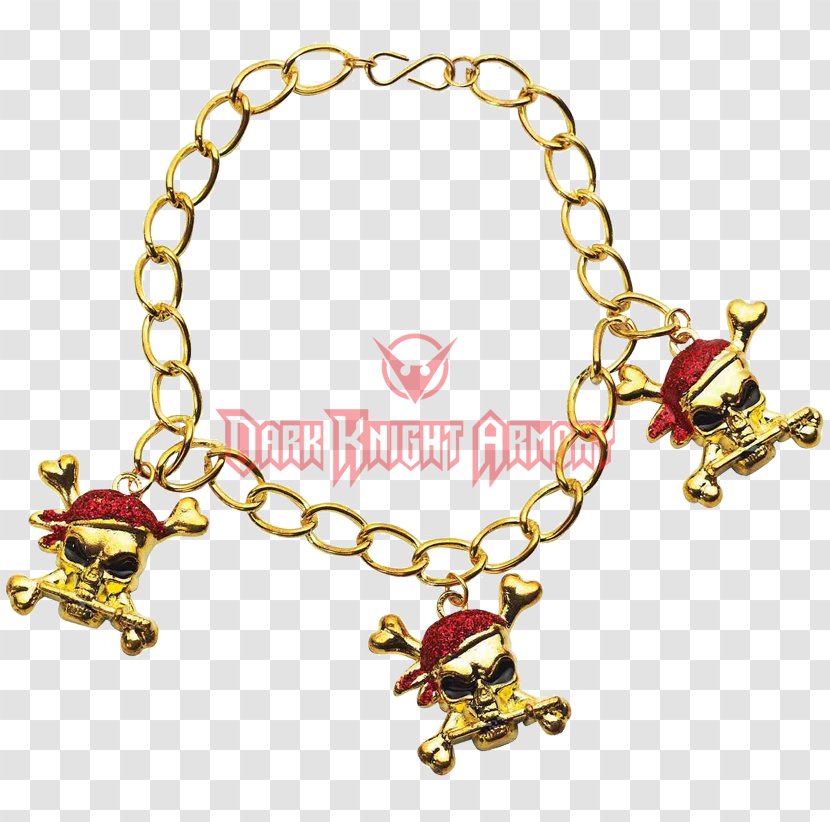 Pirate Bracelet Costume Buccaneer Girl - Watercolor - Steampunk Ship Charms Transparent PNG