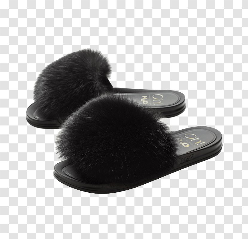 Slipper Oh! By Kopenhagen Fur American Mink Sandal - Outdoor Shoe Transparent PNG
