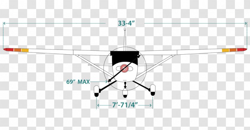 Cessna 150 172 152 182 Skylane Diagram - Drawing Transparent PNG