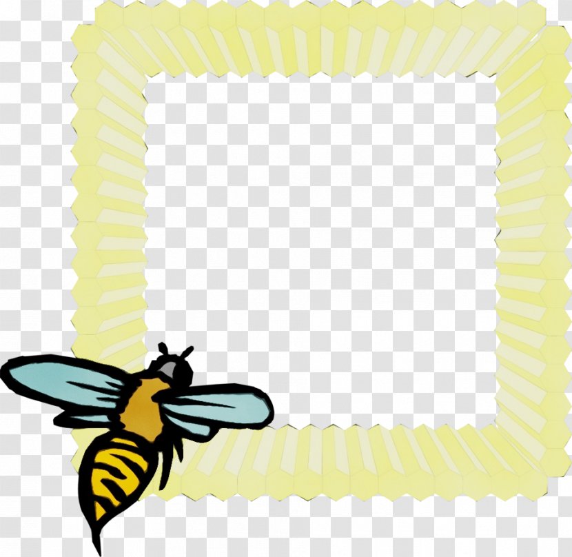 Bee Cartoon - M Butterfly - Pollinator Honeybee Transparent PNG