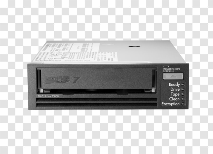 Hewlett-Packard Linear Tape-Open Serial Attached SCSI Tape Drives Hewlett Packard Enterprise - Electronics Accessory - Drive Transparent PNG