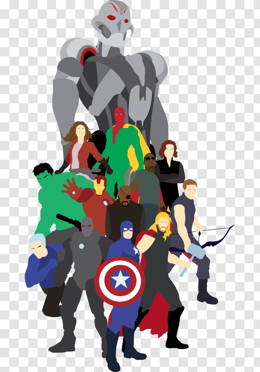 Captain America Ultron Illustrator Avengers - Comics Transparent PNG