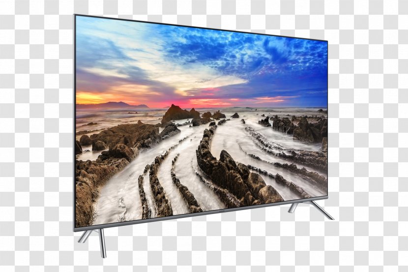 4K Resolution Ultra-high-definition Television Smart TV Samsung LED-backlit LCD - Picture Frame - Tv Transparent PNG