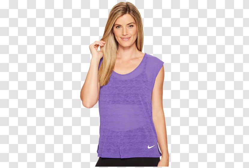 T-shirt Sleeveless Shirt Top Nike - Sleeve Transparent PNG