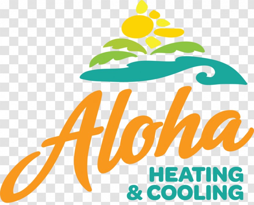 Aloha Heating & Cooling HVAC Logo Font - Happiness Transparent PNG