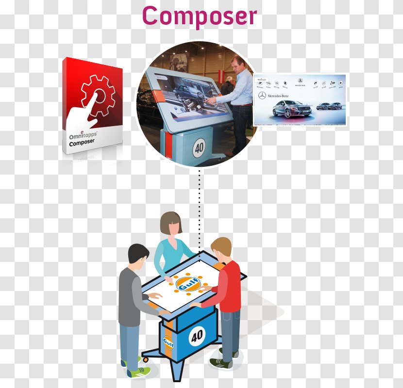 Computer Software Multi-touch Composer Suite - Testing Transparent PNG