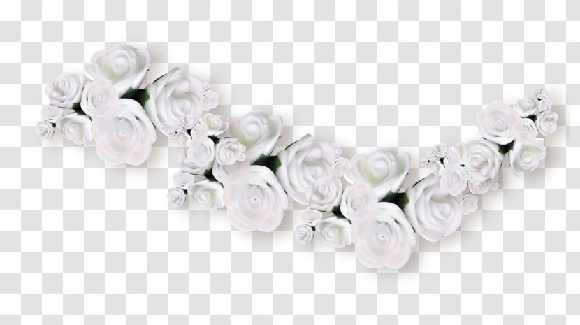 White Fleur Blanche Clip Art - Silver - Picture Frames Transparent PNG