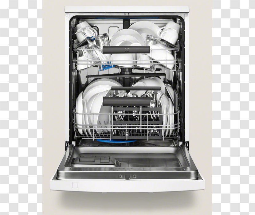 Dishwasher Electrolux Kitchenware Home Appliance Tableware - Refrigerator - Instant Transparent PNG