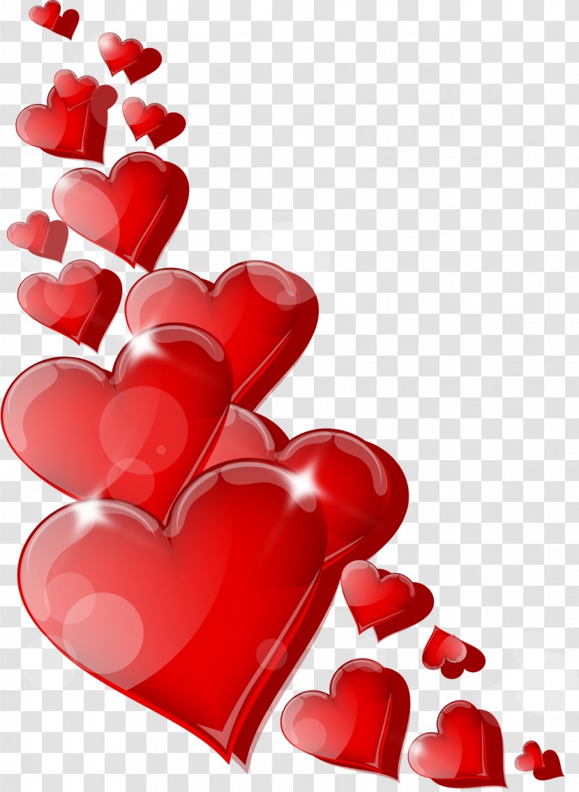 Valentine's Day Heart Clip Art - Red - Valentines Transparent PNG
