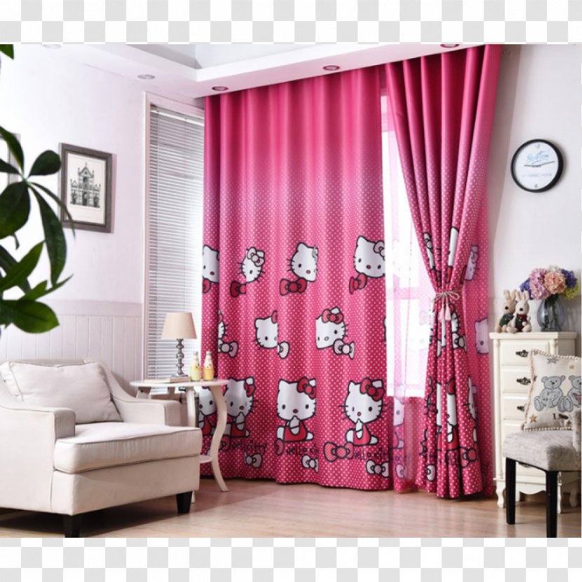 Mickey Mouse Minnie Winnie-the-Pooh Disney Princess The Walt Company - Pink Curtains Transparent PNG