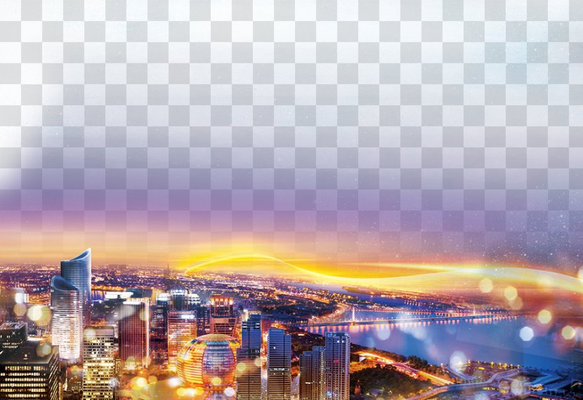 Download Nightscape Software - Dawn - City Lights Transparent PNG