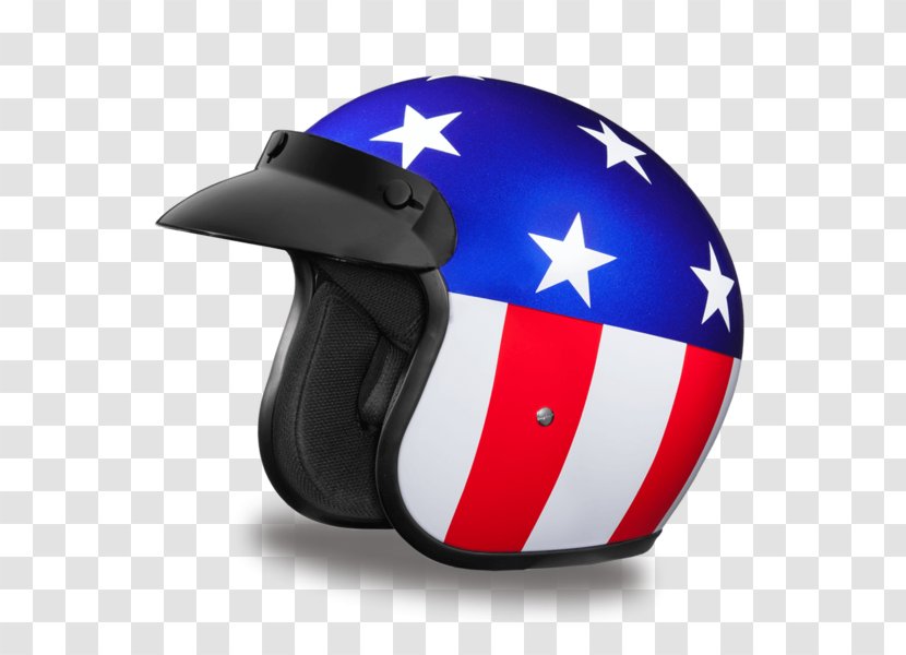 Motorcycle Helmets United States Captain America Scooter - Cruiser Transparent PNG