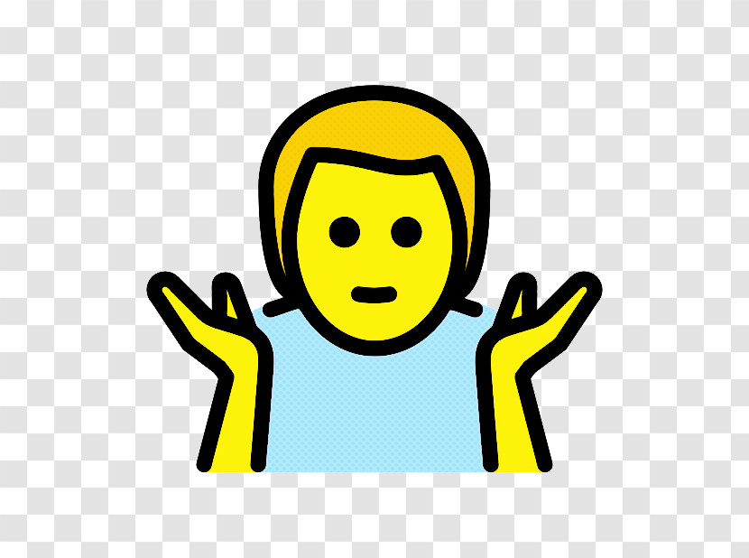 Shrug Emoji Unicode Gesture Tsu Transparent PNG