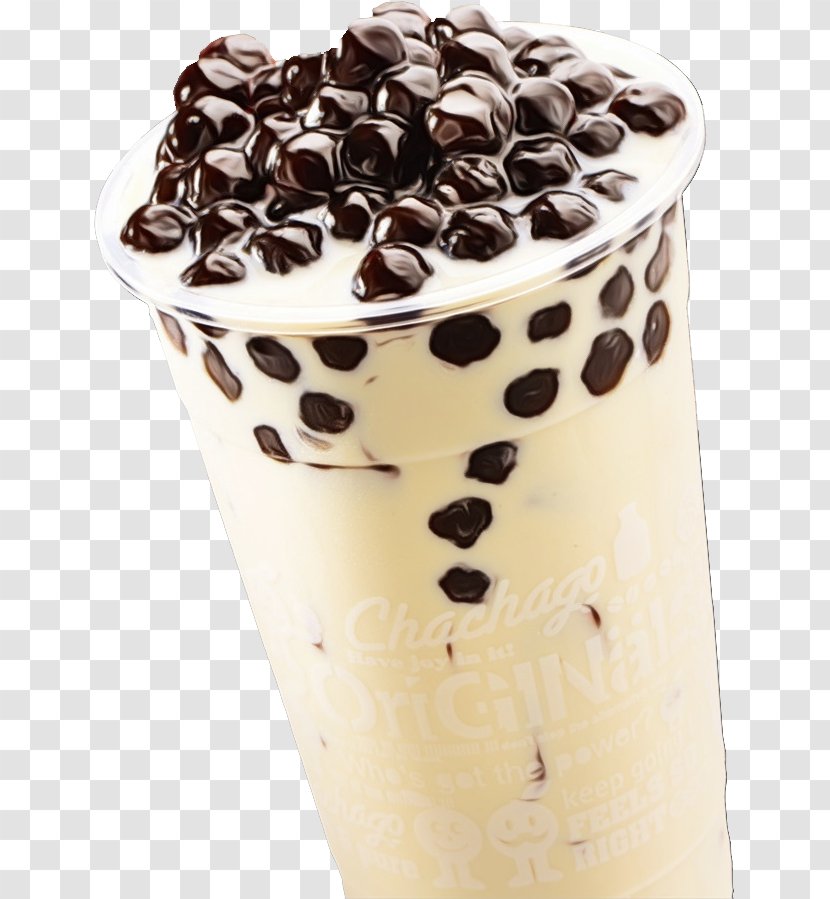 Bubble Tea - Milk - Malted Chocolate Chip Transparent PNG