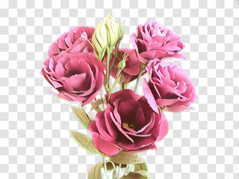 Pink Flowers Background - Elle - Camellia Tulip Transparent PNG