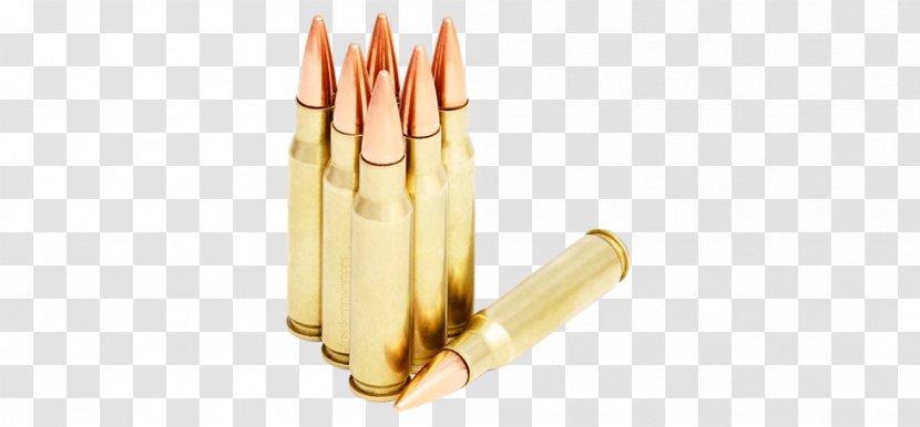 Full Metal Jacket Bullet .308 Winchester Ammunition Grain - Finger Transparent PNG