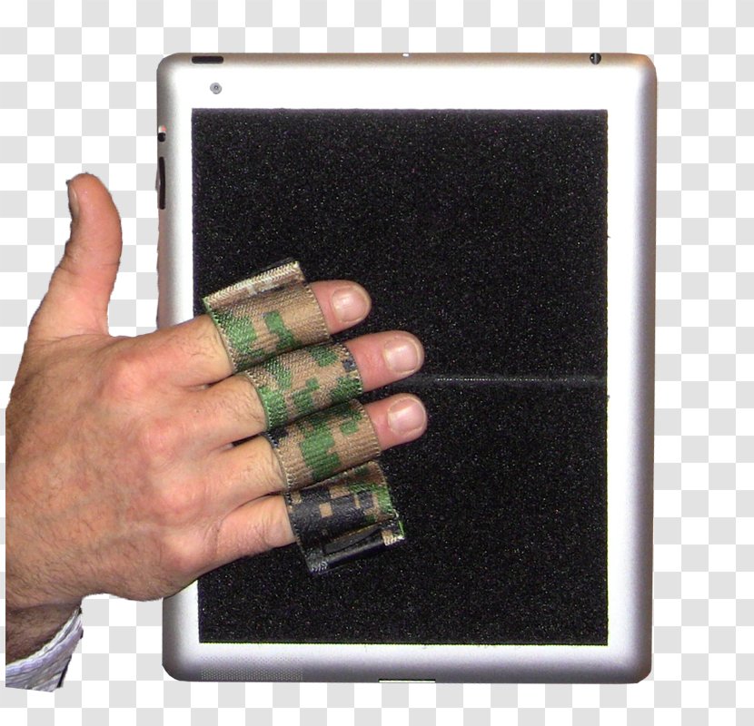 Electronics Finger - Hand With Tablet Transparent PNG