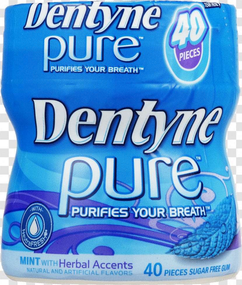Chewing Gum Water Dentyne Peppermint Brand Transparent PNG