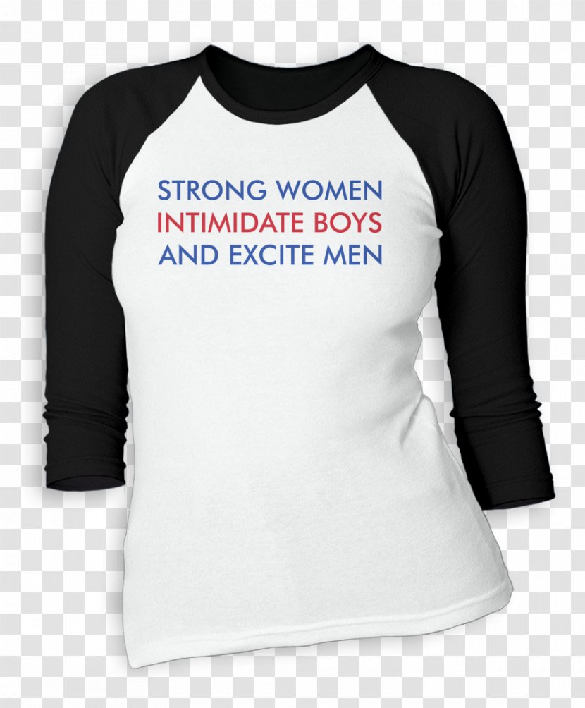 Raglan Sleeve T-shirt Hoodie - Shirt - Strong Women Transparent PNG