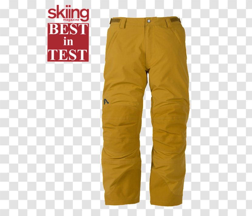 Cargo Pants Jeans Skiing - Yellow Transparent PNG