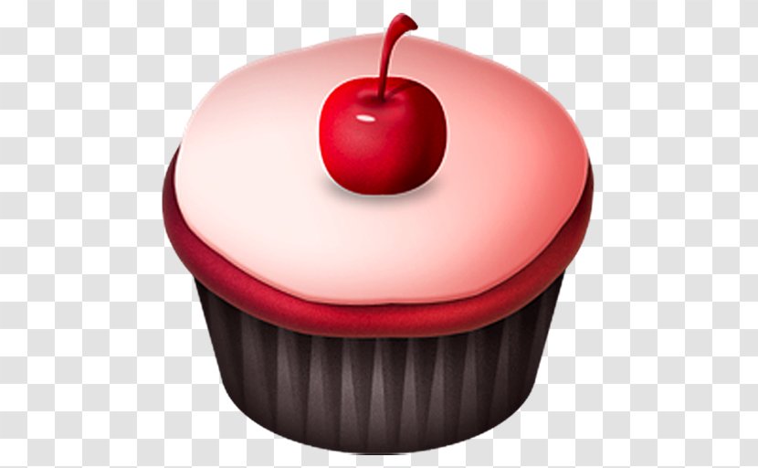 Cupcake Layer Cake Cherry - Delicious Meat Transparent PNG