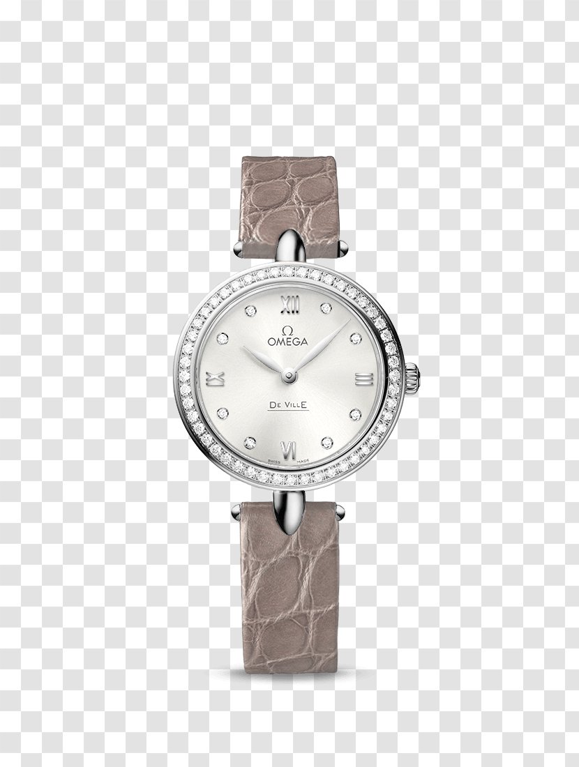 Omega SA Watch Coaxial Escapement Quartz Clock - Camel Watches Female Form Diamond Transparent PNG