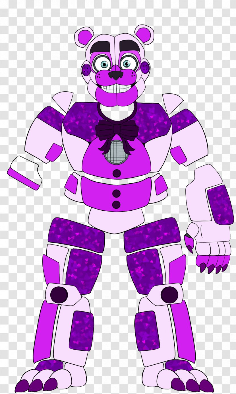 Five Nights At Freddy's Minecraft Reddit Clip Art - Funtime Freddy Transparent PNG