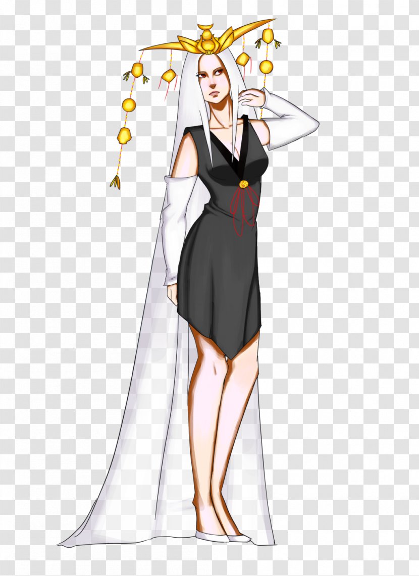 Woman Gown Fashion Design Illustration - Watercolor Transparent PNG