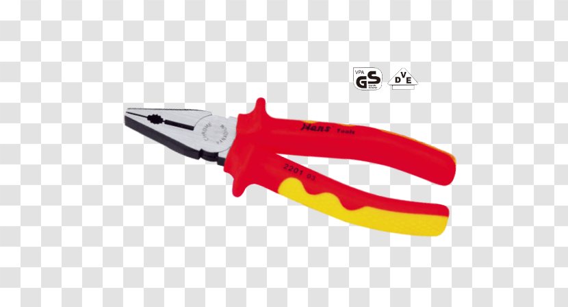 Diagonal Pliers Lineman's Tool Alicates Universales - Wire Stripper Transparent PNG