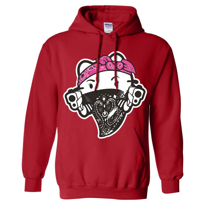 Hello Kitty T-shirt Hoodie Sweater Top Transparent PNG
