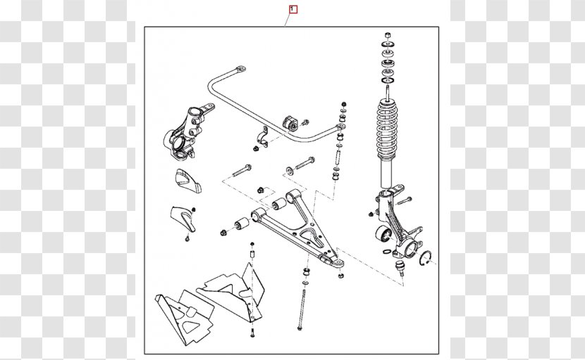 John Deere Gator Suspension Material - Point - Front Transparent PNG