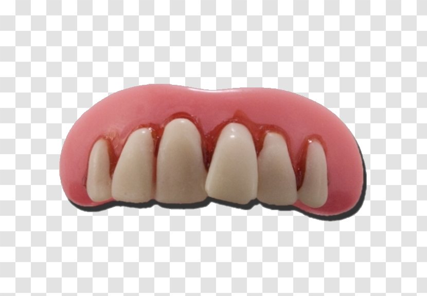 Tooth Dentures Fang Gebiss Costume - Mouth Transparent PNG