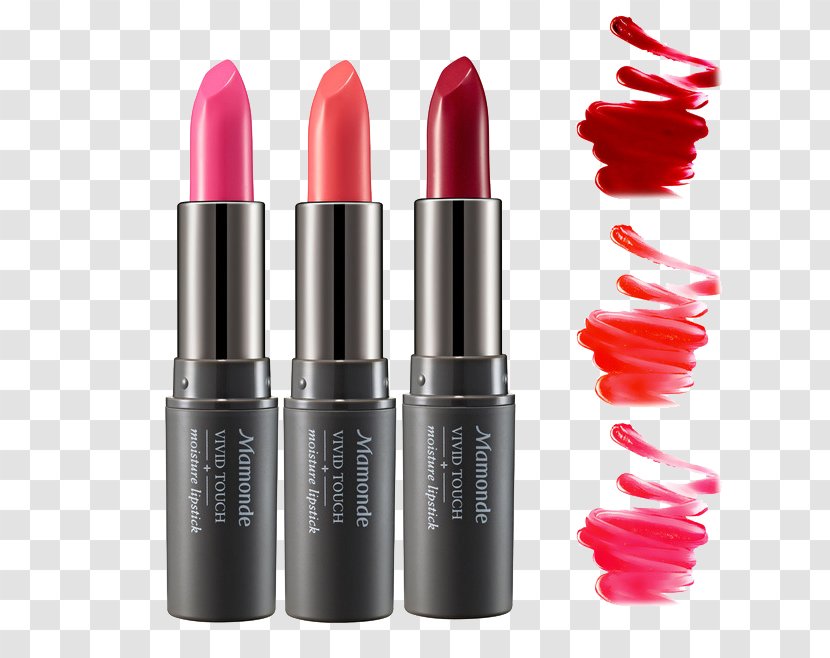 Lip Balm Lipstick Cosmetics Make-up - Eye Liner - Tricolor Contrast Material Transparent PNG