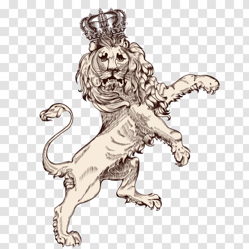 Lion Horse Heraldry Illustration - Vector Prince Transparent PNG