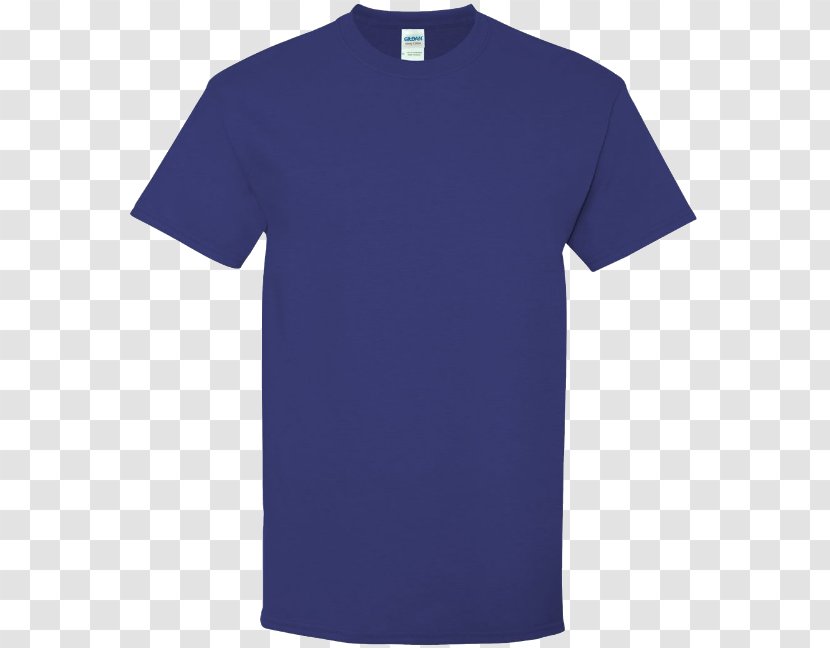 Printed T-shirt Gildan Activewear Sleeve Hoodie - Electric Blue Transparent PNG