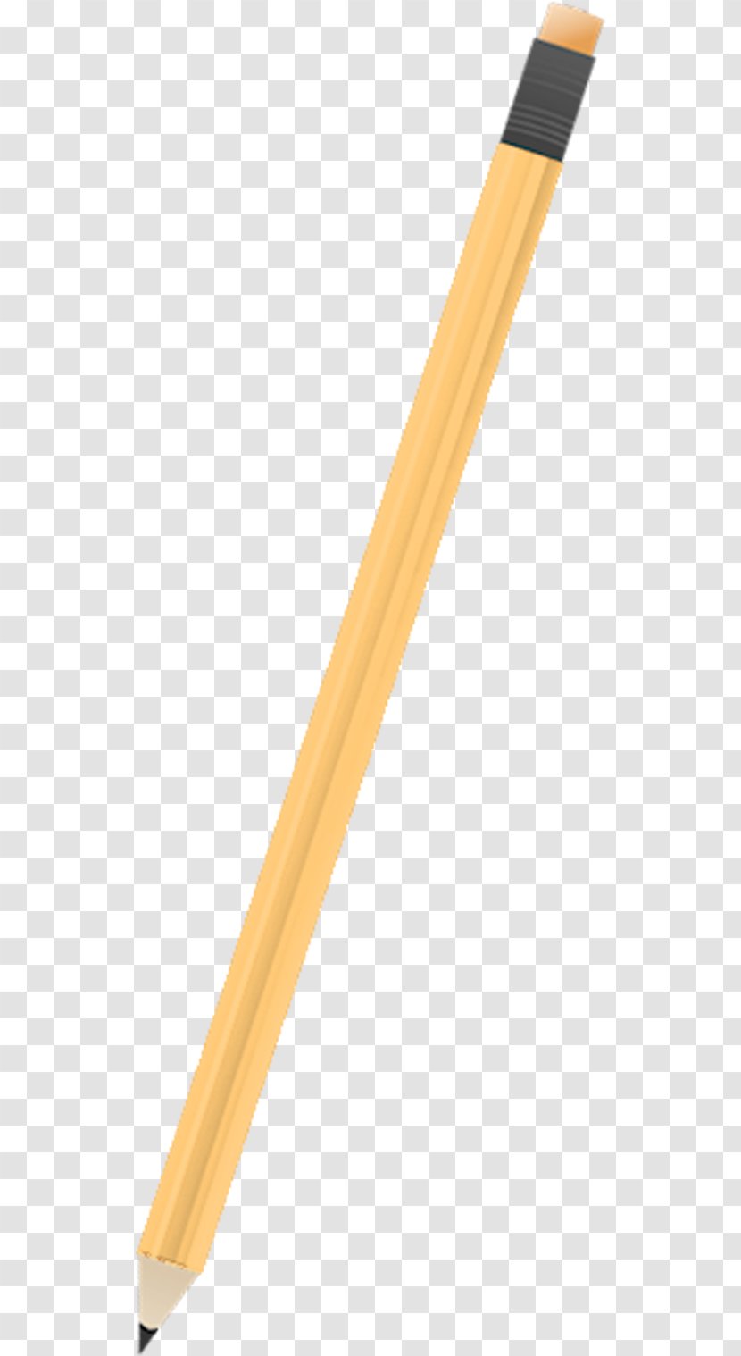 Yellow Pencil Material Angle Transparent PNG