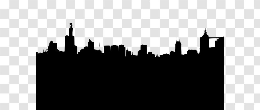 New York City Skyline Silhouette Clip Art - Landscape Cliparts Transparent PNG