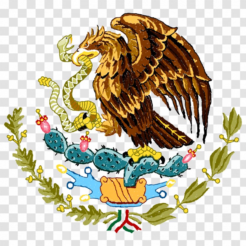 Coat Of Arms Mexico Flag Stock Photography - Symbol - Wing Transparent PNG