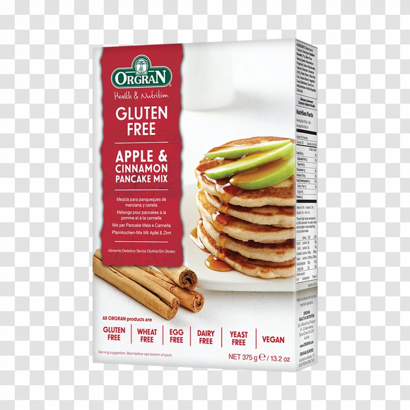 Pancake Organic Food Muffin Waffle Pound Cake - Vegetarian - Apple Transparent PNG