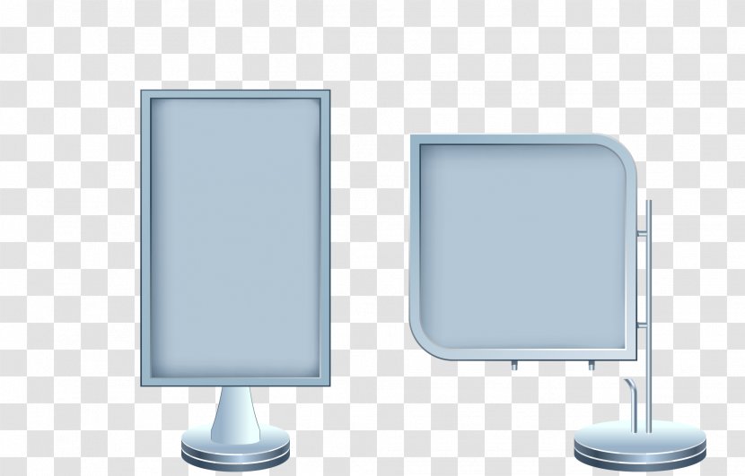 Advertising Download Icon - Mirrored Billboard Transparent PNG