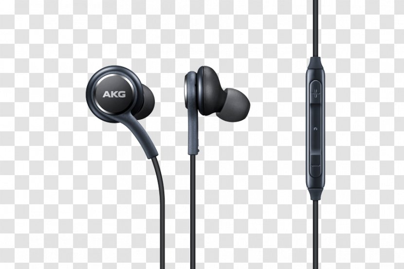 Samsung Galaxy S8+ Microphone Earphones Tuned By AKG Headphones - Electronic Device Transparent PNG