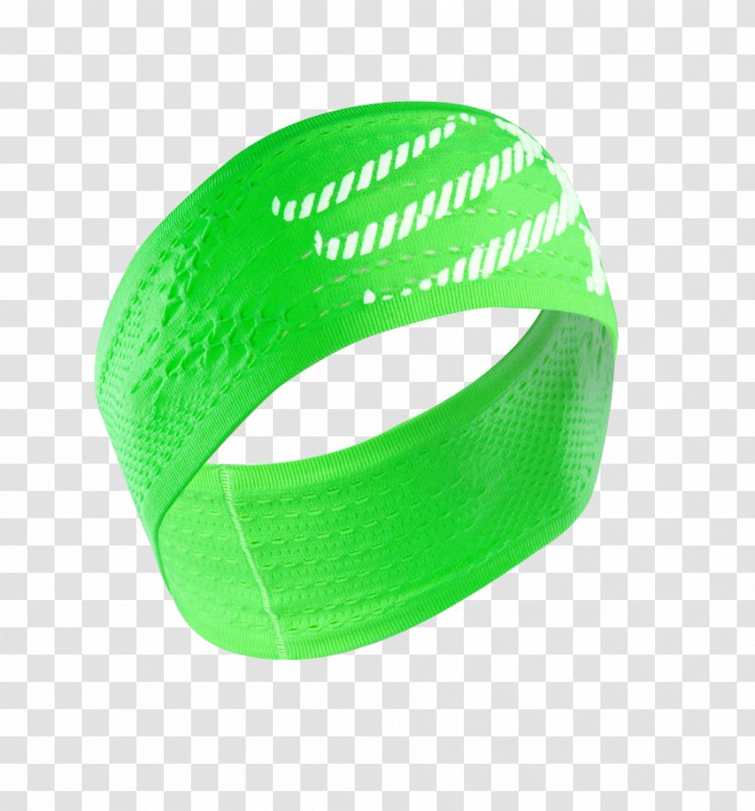 Compressport Headband On/off Ironman One Size Thin Bandeau - Fashion Accessory - Small Fresh Green Transparent PNG