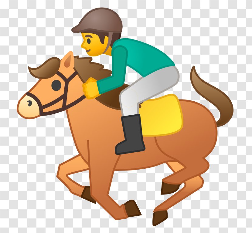 Emojipedia Horse Racing Mustang Pony - Trainer - Emoji Transparent PNG