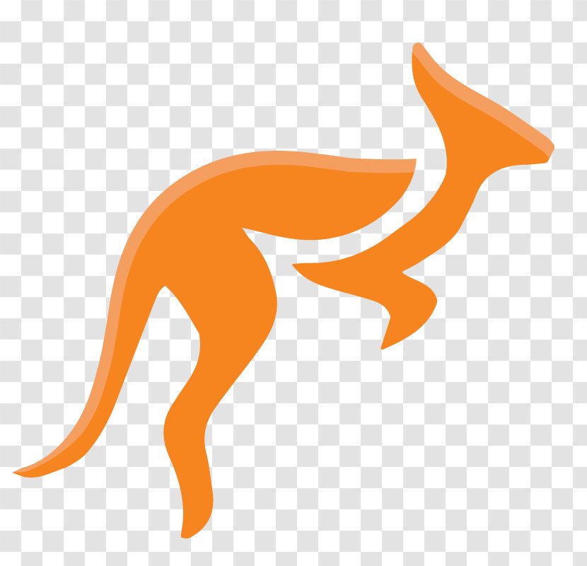 Kangaroo Red Fox Trade Logo Transparent PNG