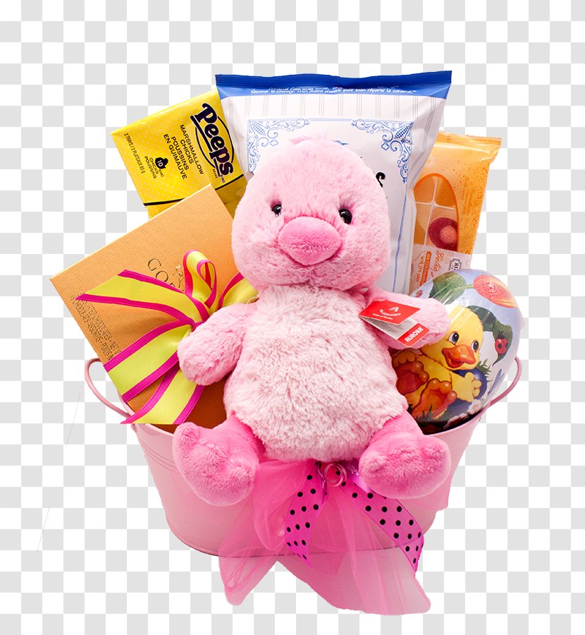 Food Gift Baskets Stuffed Animals & Cuddly Toys Hamper Plush - Candy Basket Transparent PNG