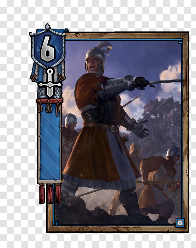 Gwent: The Witcher Card Game Sergeant Geralt Of Rivia Universe - Army Officer Transparent PNG
